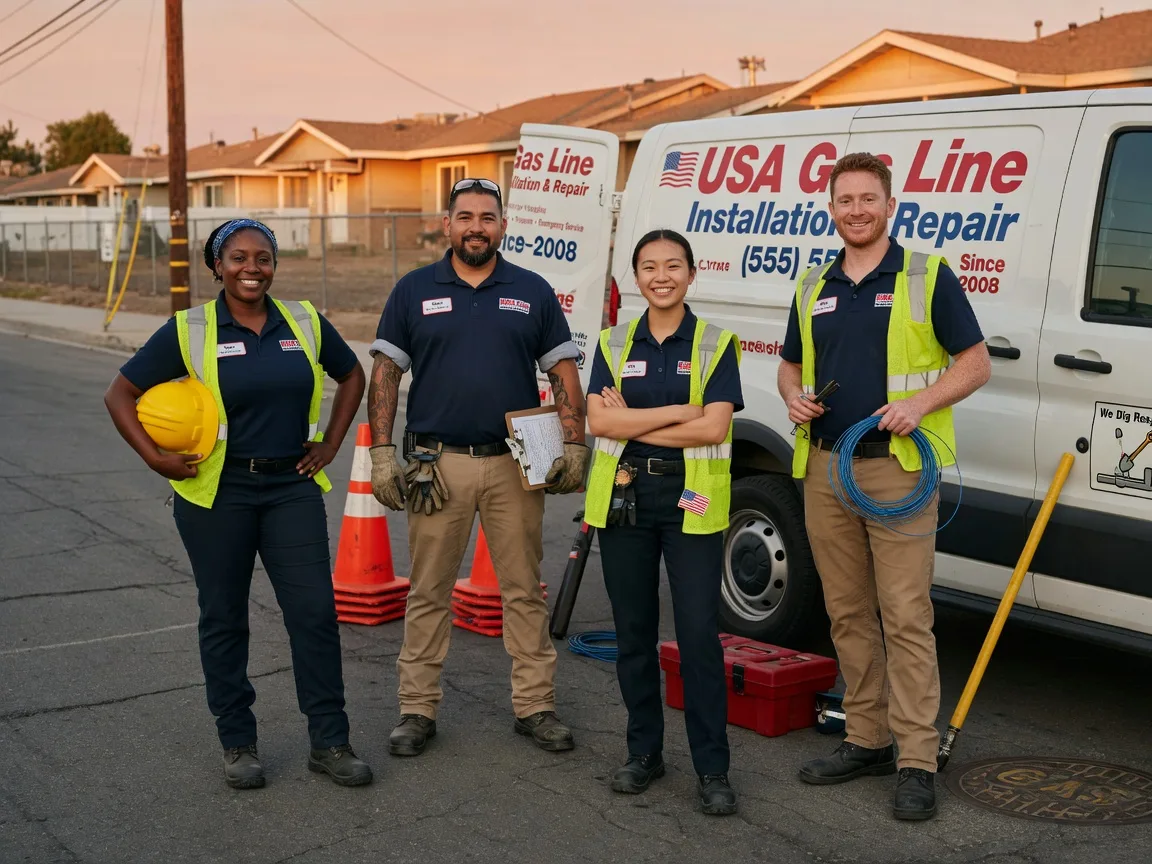 Gas Line Installation company in Fredericksburg, IN